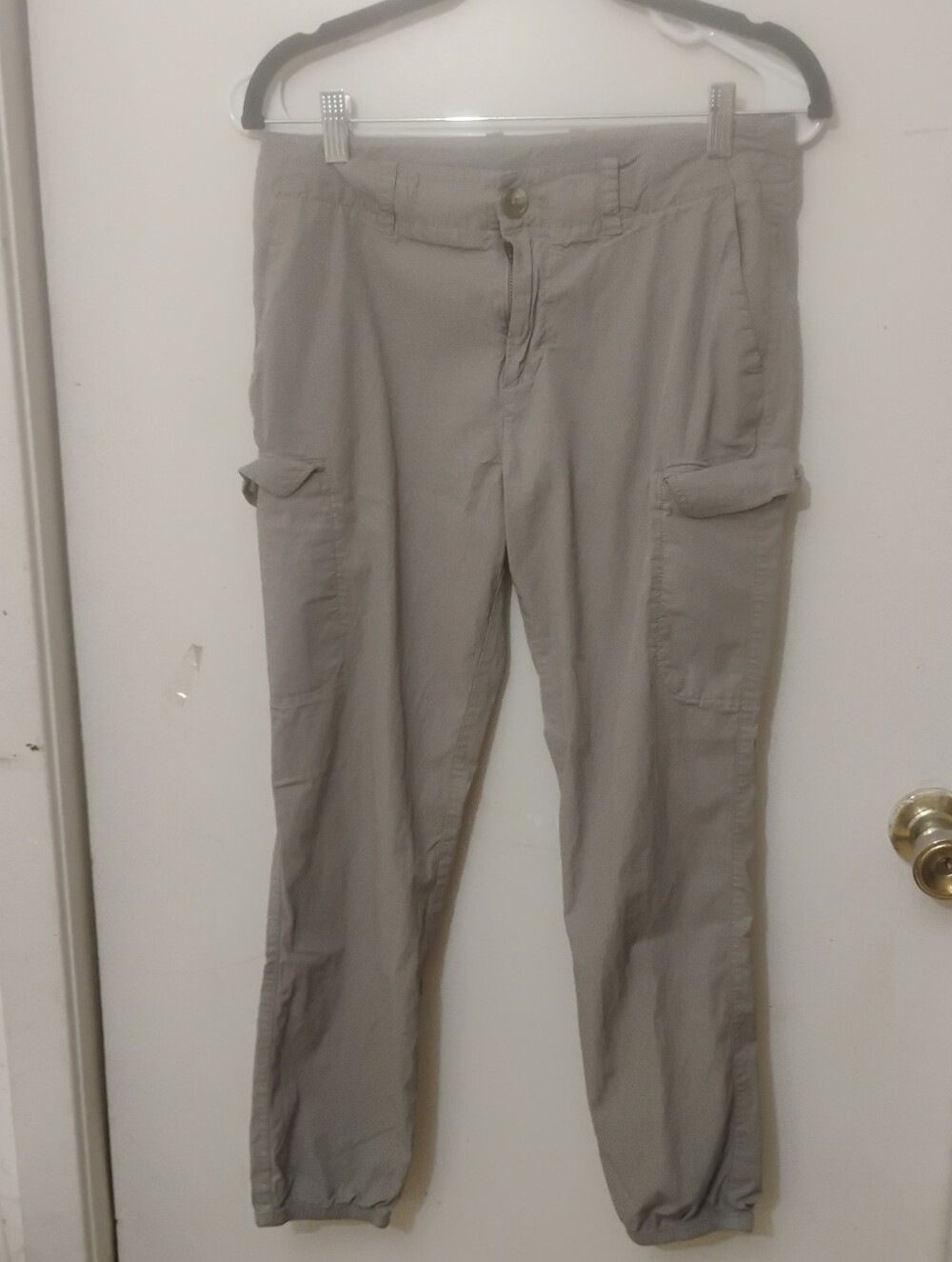 James Perse gray relaxed cargo pants